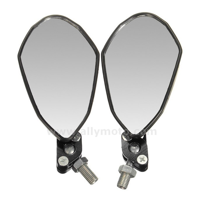 88 Universal 10Mm 8Mm Motorcycle Rear View Mirrors Yamaha Honda Suzuki@6